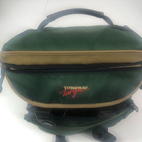 Tundra Targa Padded Camera Bag Green Tan SLR DSLR Organizer Made in Korea - Picture 7 of 12